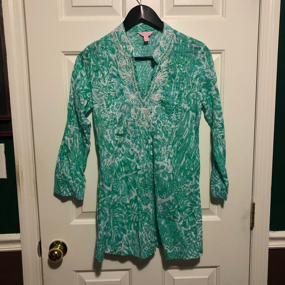 Lilly Pulitzer Tunic with beading